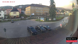 Střed obce Rokytnice nad Jizerou