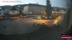 Střed obce Rokytnice nad Jizerou