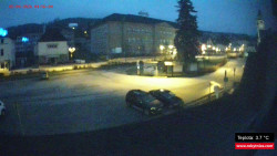 Střed obce Rokytnice nad Jizerou