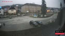 Střed obce Rokytnice nad Jizerou