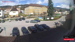 Střed obce Rokytnice nad Jizerou