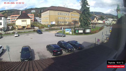 Střed obce Rokytnice nad Jizerou