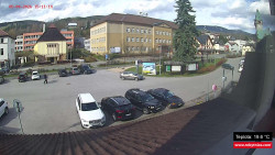 Střed obce Rokytnice nad Jizerou