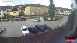 Střed obce Rokytnice nad Jizerou