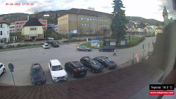 Střed obce Rokytnice nad Jizerou