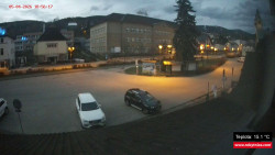 Střed obce Rokytnice nad Jizerou