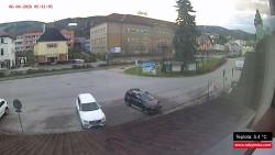 Střed obce Rokytnice nad Jizerou