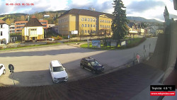 Střed obce Rokytnice nad Jizerou