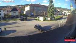 Střed obce Rokytnice nad Jizerou