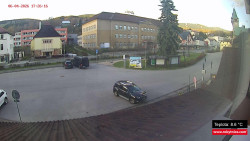 Střed obce Rokytnice nad Jizerou