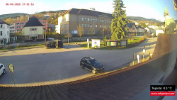 Střed obce Rokytnice nad Jizerou