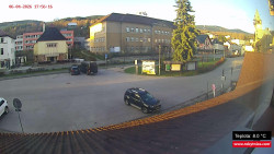 Střed obce Rokytnice nad Jizerou