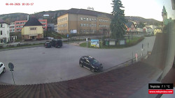 Střed obce Rokytnice nad Jizerou