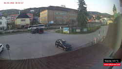 Střed obce Rokytnice nad Jizerou