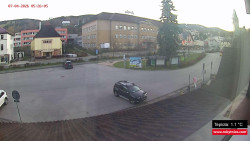 Střed obce Rokytnice nad Jizerou