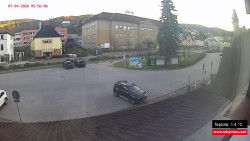 Střed obce Rokytnice nad Jizerou