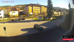 Střed obce Rokytnice nad Jizerou