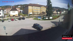 Střed obce Rokytnice nad Jizerou