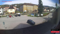 Střed obce Rokytnice nad Jizerou