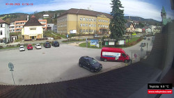 Střed obce Rokytnice nad Jizerou