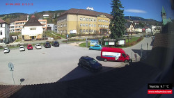 Střed obce Rokytnice nad Jizerou