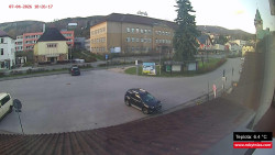 Střed obce Rokytnice nad Jizerou