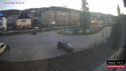 Střed obce Rokytnice nad Jizerou