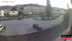 Střed obce Rokytnice nad Jizerou