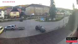 Střed obce Rokytnice nad Jizerou