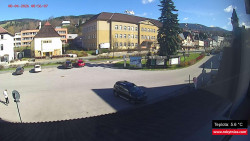 Střed obce Rokytnice nad Jizerou