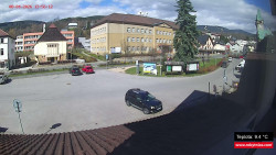 Střed obce Rokytnice nad Jizerou