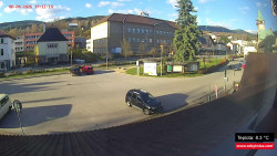 Střed obce Rokytnice nad Jizerou