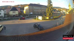 Střed obce Rokytnice nad Jizerou