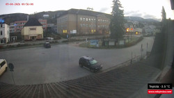 Střed obce Rokytnice nad Jizerou