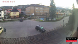 Střed obce Rokytnice nad Jizerou