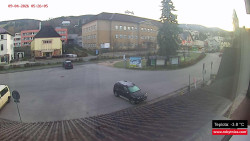 Střed obce Rokytnice nad Jizerou