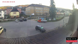 Střed obce Rokytnice nad Jizerou