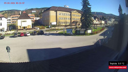 Střed obce Rokytnice nad Jizerou