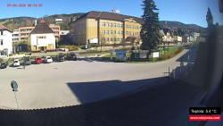 Střed obce Rokytnice nad Jizerou