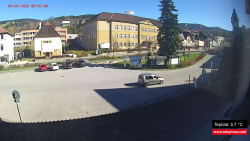 Střed obce Rokytnice nad Jizerou