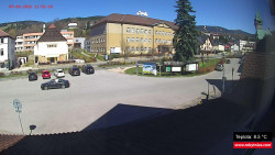 Střed obce Rokytnice nad Jizerou