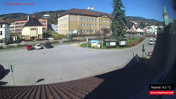 Střed obce Rokytnice nad Jizerou