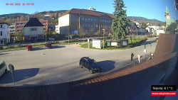 Střed obce Rokytnice nad Jizerou