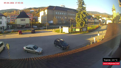 Střed obce Rokytnice nad Jizerou