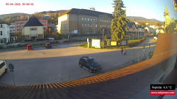 Střed obce Rokytnice nad Jizerou