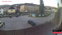 Střed obce Rokytnice nad Jizerou