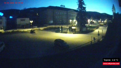 Střed obce Rokytnice nad Jizerou