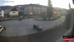 Střed obce Rokytnice nad Jizerou