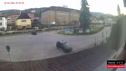 Střed obce Rokytnice nad Jizerou