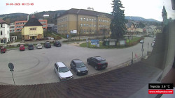 Střed obce Rokytnice nad Jizerou